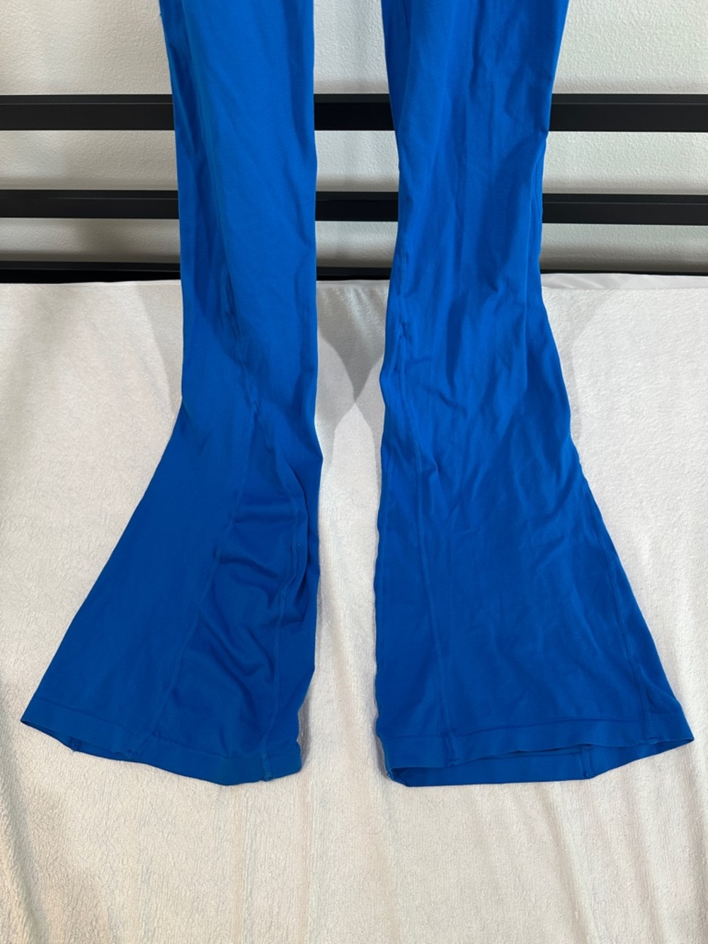 FP Movement by Free People Electric Blue Scoop-Neck Jumpsuit with White Trim - Picture 5 of 7